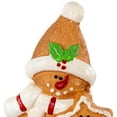 thumbnail image 7 of Northlight Frosted Gingerbread Snowman with Star Cookie Christmas Figurine - 7.5", 7 of 7