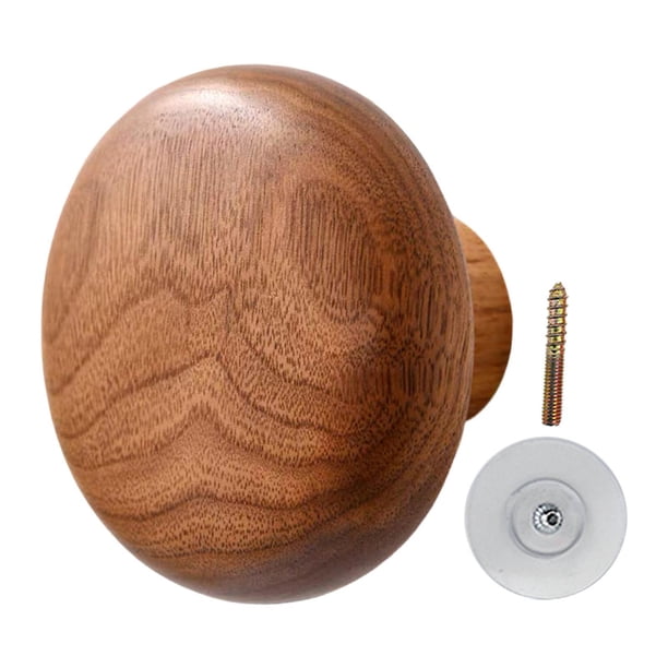 Perchero de pared decorativo, organizador de albornoces, garaje, hogar, cuerdas, gancho de madera para abrigos. Redondo