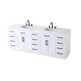 thumbnail image 6 of Elegant Kitchen and Bath Alden 84 inch Double Bathroom Vanity in White, 6 of 10