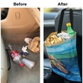 thumbnail image 6 of Yuyamidu Sea Turtle Car Garbage Bag Hanging Garbage Bags for Trucks Cars SUVs Multipurpose Car Storage Bag Blue Board Car Trash Holder Automobile Decorative Accessories, 6 of 7