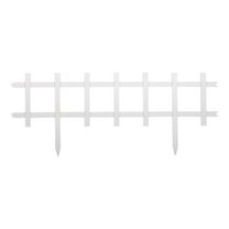 Suncast Cape Cod Styling Long Border Fence with Interlocking Tabs (4 Pack)