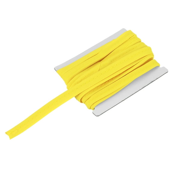 Piping Cord Trim 6 Yards 1/2 Inch Piping Tape for Sewing DIY Crafting Fabric Edge Trim Light Yellow
