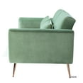 thumbnail image 4 of 14Karat Home Cartier Sofa, Sage Velvet, 4 of 9
