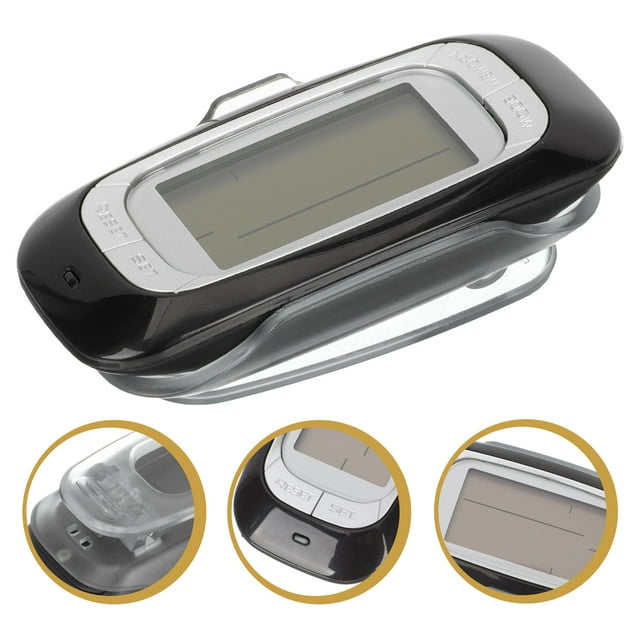IFANLANDOR Steps Counter Walking Pedometer ABS For Health Conscious Individuals 1Pcs