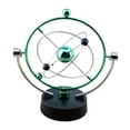 thumbnail image 3 of Luzkey Motion Movement Swing Balls Science Kit Educational Solar System Ornamental Art for Table Centerpiece green, 3 of 8