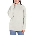 thumbnail image 1 of RKSTN Sweaters for Women Knitting Pullover Solid Color High Collar Loose Casual And Winter Sweater Fall Sweaters, 1 of 5