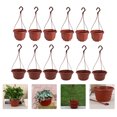 thumbnail image 2 of BRIGHTFUFU 12 unids colgando maceta de flores balcón orquídea pendiente colgante chic maceta suspendida, 2 of 8