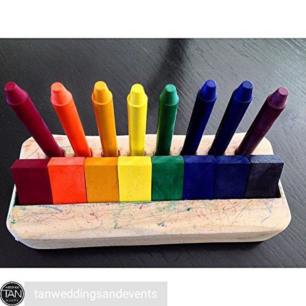 Filana 8 Rainbow Organic Beeswax Stick Crayons - Alder & Alouette