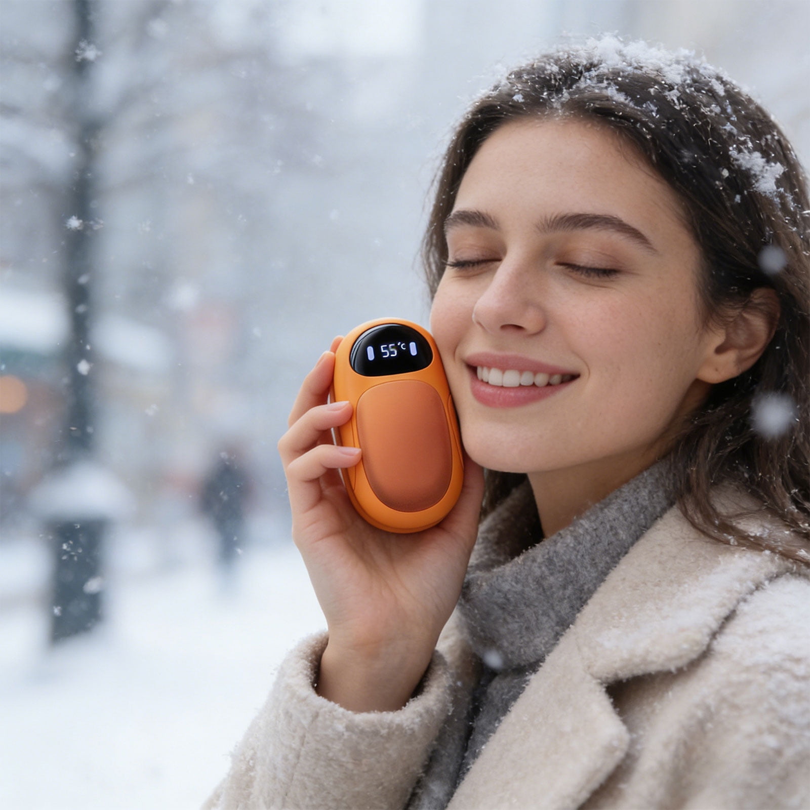 Portable USB Rechargeable Hand Warmer With Detachable Design Ensuring Quick Heat Up And Comfort In Various Setting
