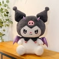 thumbnail image 3 of 40CM Cute Sanrio Plushie Doll Cartoon Kuromi Stuffed Plush Doll Melody Plush Toys Pillow Room Decoration Children Birthday Gifts, 3 of 5
