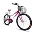 thumbnail image 2 of Bicicleta Black Panther Lady Africa R24 Canasta Plegable Rosa, 2 of 3
