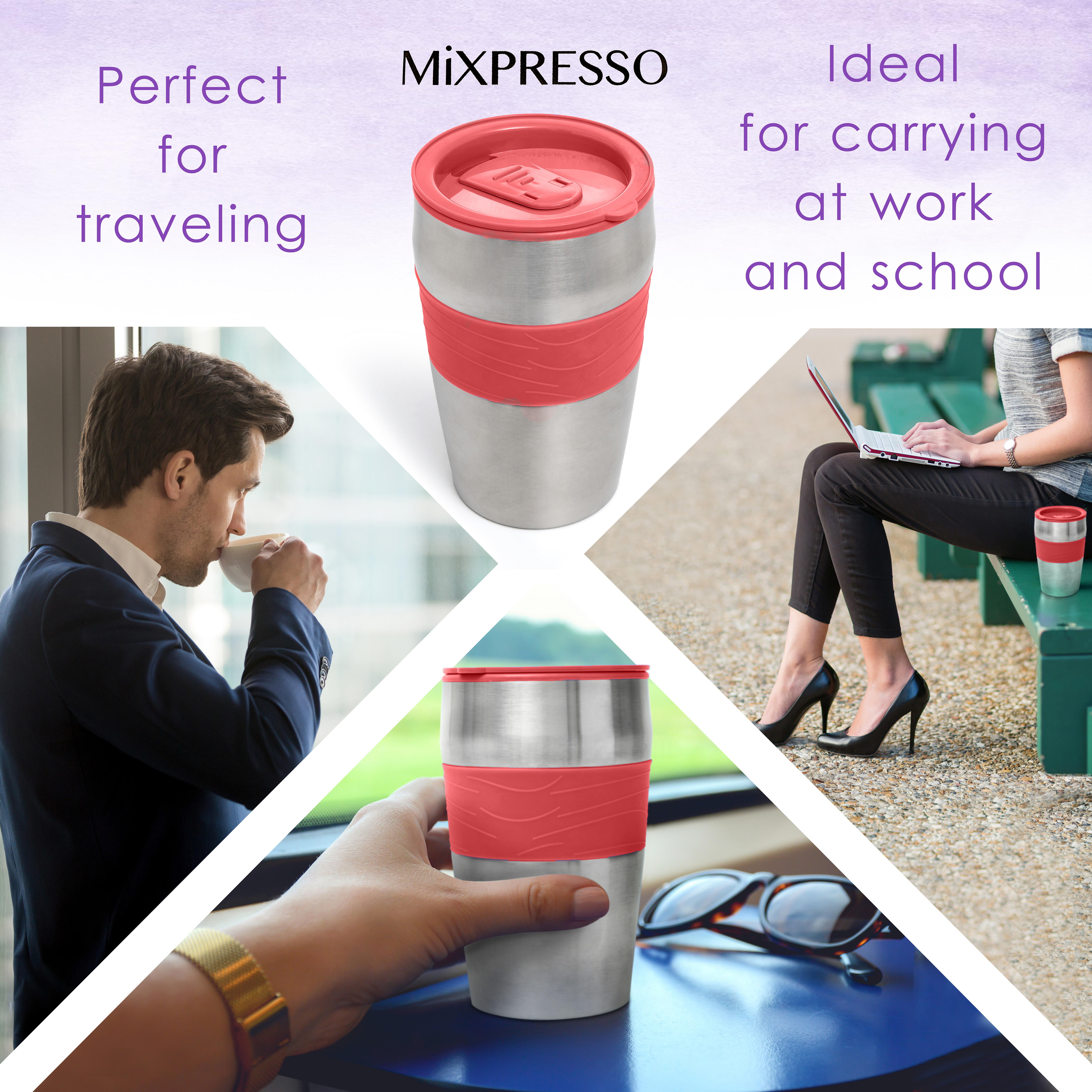 Ultimate 2 In 1 Single Cup Coffee Maker 14oz Travel Mug Combo Portable Cash  Back - RebateKey