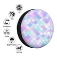 thumbnail image 4 of Kdxio Spare Tire Cover for RV Trailer, Waterproof Wheel Cover,Camper Spare Tire Cover Fit for Rv SUV Truck Travel Trailer 16 inch-Rainbow Scales, 4 of 8