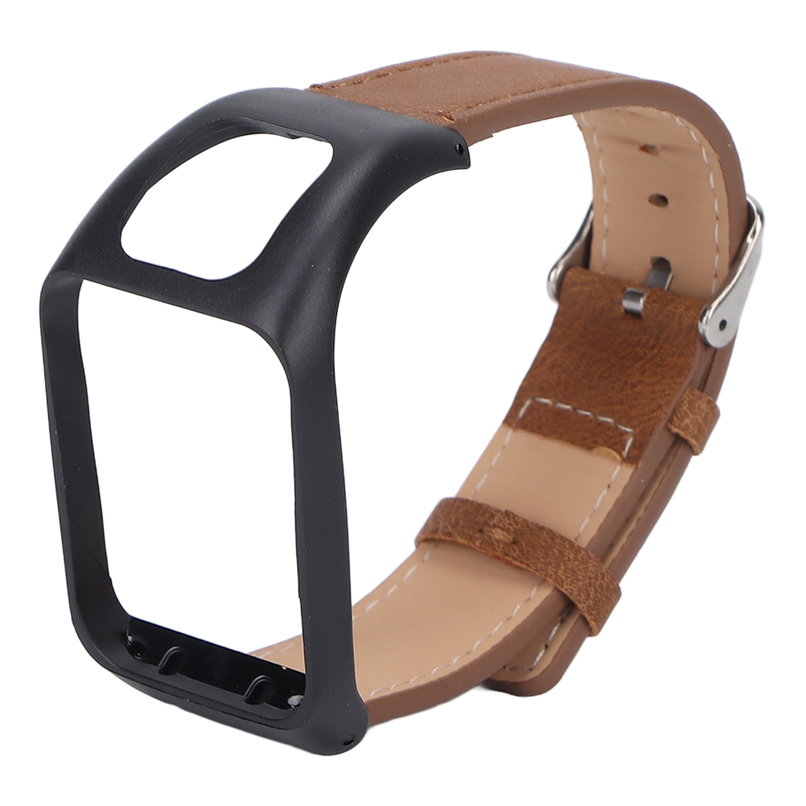 Estink Smartwatch Band Watch Strap Vintage Watch Band Smartwatch Band Strap Retro Leather Wrist Watchband For Runner3 Adventurerbrown
