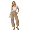 thumbnail image 3 of Fantaslook Capri Pants for Women Wide Leg Sweatpants Harem Palazzo Baggy Pants with Pockets, 3 of 7