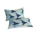 thumbnail image 2 of Home Bedding Set Fish Shell Comforter Cover Set Teen Adult Creative Seafloor Bedspreads,California King (98"x104"), 2 of 5