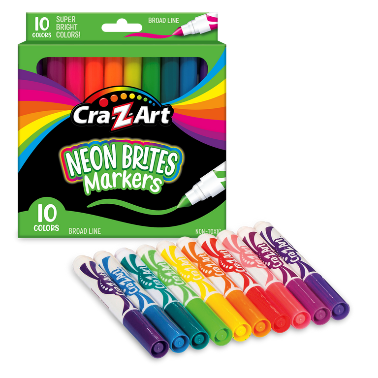 Cra-z-art Super Washable Markers, 10 Count X 2 Packs 