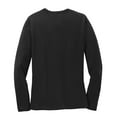 thumbnail image 2 of Big Size Fall Foliage Ladies Big Size Long Sleeve Cotton Graphic Shirt - Jet Black XL, 2 of 2