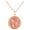 Rose Gold, variant on Reversible Taurus Zodiac Sign Charm Coin Pendant Necklace in Solid Gold (20 Inches)