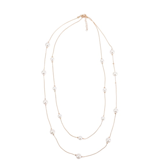 Layered Pearls Necklace Layering Necklace Women Jewelry Gift Fashion Accessory