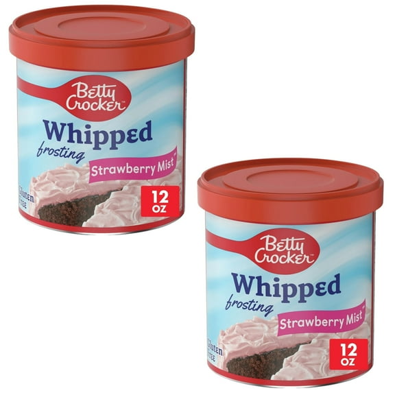 Betty Crocker Gluten Free Whipped Strawberry Mist Frosting, 2 Pack, 12 oz.
