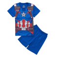 thumbnail image 1 of KidsBoyGirlSuperheroShortSleeveT-shirtShortsSetSummerOutfit, 1 of 2