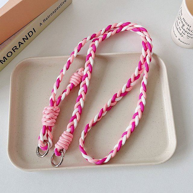Cuerda para teléfono móvil, cuerda tejida creativa simple, funda universal para teléfono móvil, cadena diagonal, cuerda universal con personalidad femenina, cordón para teléfono móvil