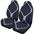 thumbnail image 1 of Juego de 2 fundas para asientos de coche ABPHQTO Cuerda náutica protector universal, 1 of 4