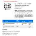 thumbnail image 2 of Ball Joint Kit - Compatible with 2001 - 2006 Chevy Silverado 1500 2002 2003 2004 2005, 2 of 2