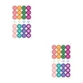 thumbnail image 4 of heritaly 4 Pieces Reinforcement Labels Repair Subsidy Strong Viscosity Doughnut Shape Small Hole Stickers Set for Recipes Binders Colorful 2Set, 4 of 6