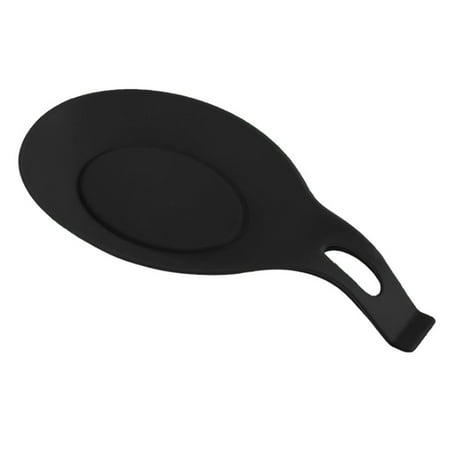 

Non-slip Heat Resistant Silicone Spoon Convenient Food Grade Accessory Silica Gel Rest Utensil Spatula Kitchen Gadgets
