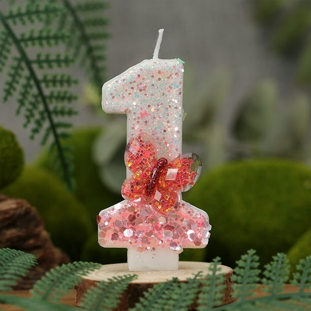 Velas de cumpleaños con números del 0 al 9, decoraciones para tartas, fiestas, celebraciones de Nochevieja, velas con números, decoración de tartas, velas, productos de cera