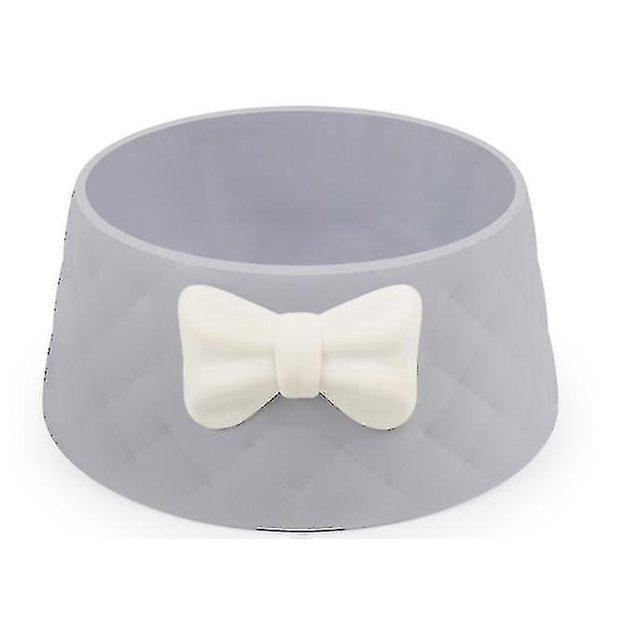 Cuenco para gatos Bow Rhombus (gris)