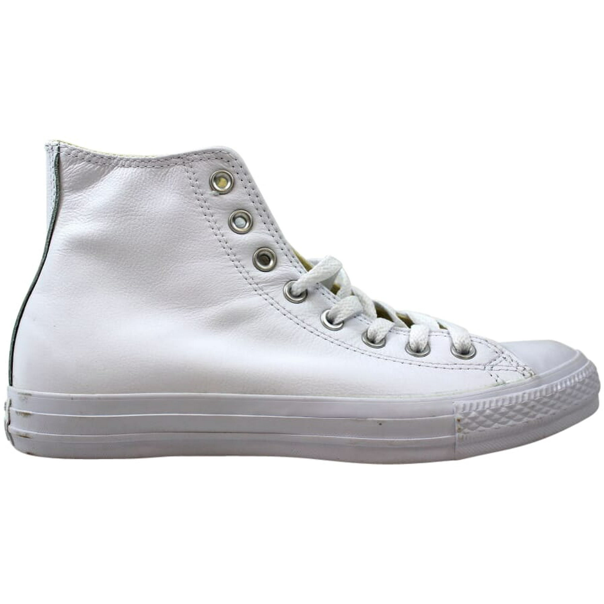 Converse Chuck Taylor All Star Leather Hi White Monochrome 1T406 Men's Size  4 | Walmart Canada
