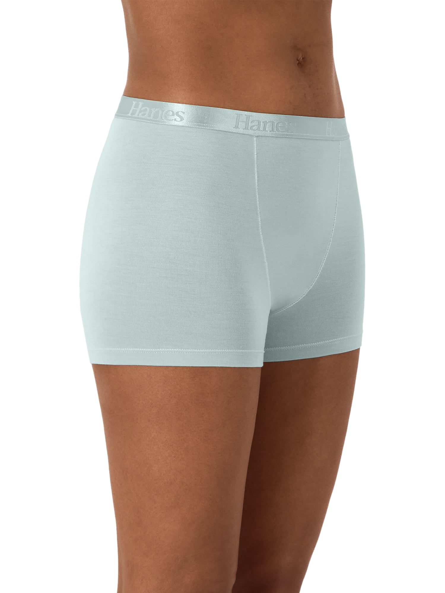 Hanes Originals Women's SuperSoft Boxer Briefs Underwear, 3-Pack, Sizes S-XXL
