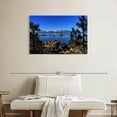 thumbnail image 2 of Elephant Stock Lake Tahoe From Zephyr Cove Wall Art - Horizontal Canvas Wall Art - Living Room Wall Decor - Nature Canvas - Blue And Black Decor - 36" x 24", 2 of 8
