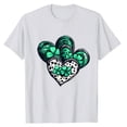 thumbnail image 4 of Camisetas de Manga Corta para las Mujeres de Moda Imprimir Cuello Redondo Camiseta, Mezcla de Poliéster Ligero para Primavera Verano Otoño, 4 of 8