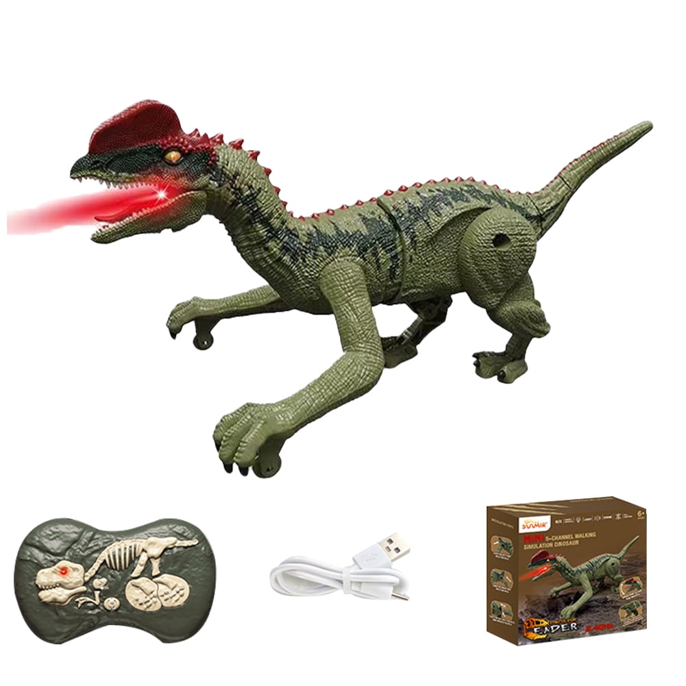 Esaierr Toddler Baby Toys Remote Control Dinosaur Toys for Kids Dinosaur Imitates Toys Electric Mini Simulation Sound Light Dragon Dinosaurs Toys for 3-6Y