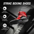 thumbnail image 2 of Hayabusa Strike Boxing Shoes for men and women - Red, 13, 2 of 6