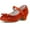 Red, variant on Kushyshoo White Girls Dress Shoes Mary Jane 1.5in Low Heel Pumps Wedding Party Princess 2M