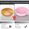 thumbnail image 5 of Lieonvis 2-Pack Air Fryer Silicone Pots,7.87inch Reusable Air Fryer Silicone Basket Heat Resistant Easy Cleaning,Air Fryer Silicone Liners,Food Grade Silicone BPA Free, 5 of 9
