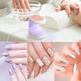 thumbnail image 5 of Mini luz UV para uñas de gel, mini lámpara LED para uñas, lámpara UV para uñas de gel, lámpara de uñas UV, luz de curado con flash para uñas (rosa), 5 of 5
