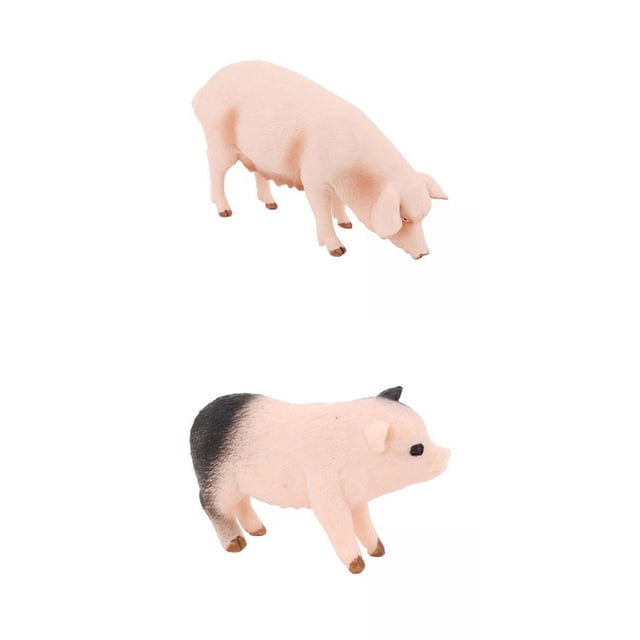 2 Piezas de Juguetes de Animales de Colección de Estatuas, Juguetes Educativos Macarena Estatua de juguetes
