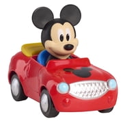 Disney Jr. Mickey Mouse Clubhouse Diecast Car with Figure, 3.5-Inch Toy Vehicle, Ages 3+