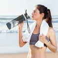 thumbnail image 4 of Motivational Water Bottle 32 oz with Straw, BPA Free Reusable Fitness Sport Bottle Perfect for Travel, School, Outdoors, and Gym Three Snowy Mountains, 4 of 6