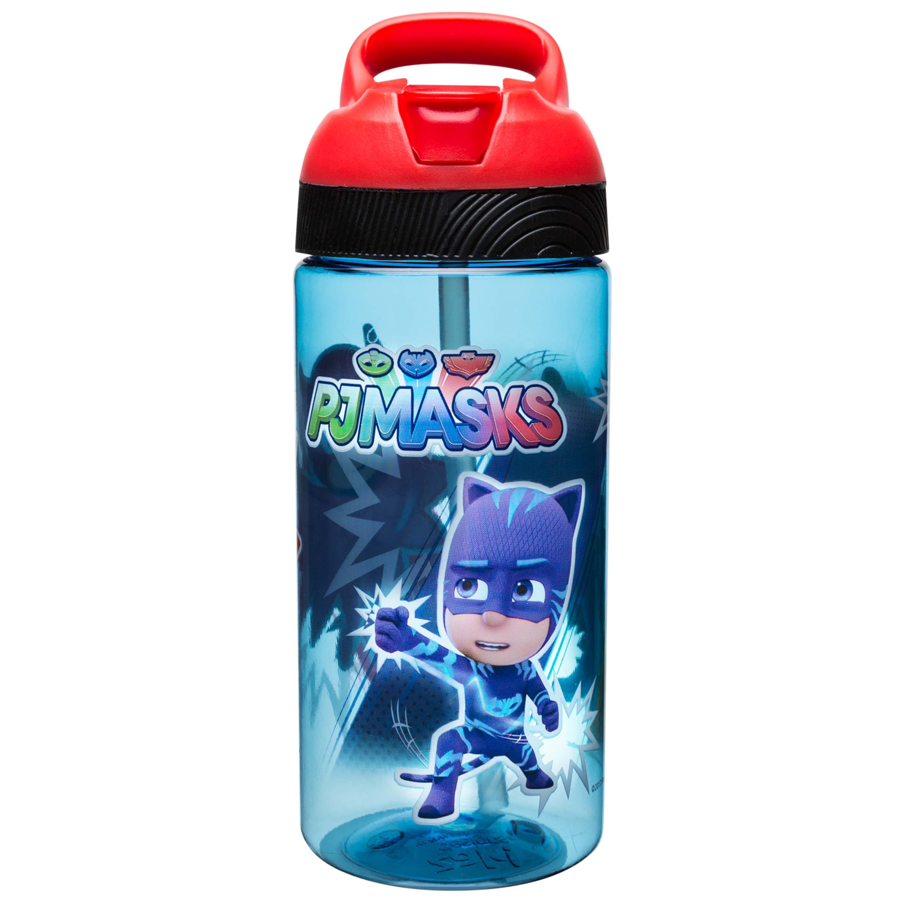 Zak! Designs 19 Ounce PJ Masks Catboy Owlette & Gekko Water Bottle