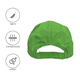 thumbnail image 4 of Gorra sport sin malla y con bies reflejante, ajustable. Unisex., 4 of 4