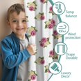 thumbnail image 3 of Pioneer Flower Floral Print Pattern Teens Curtains,Teens Insulated Curtains Set Of 2,Bedroom Essentials,Toddler Room Decor 42"x84", 3 of 5