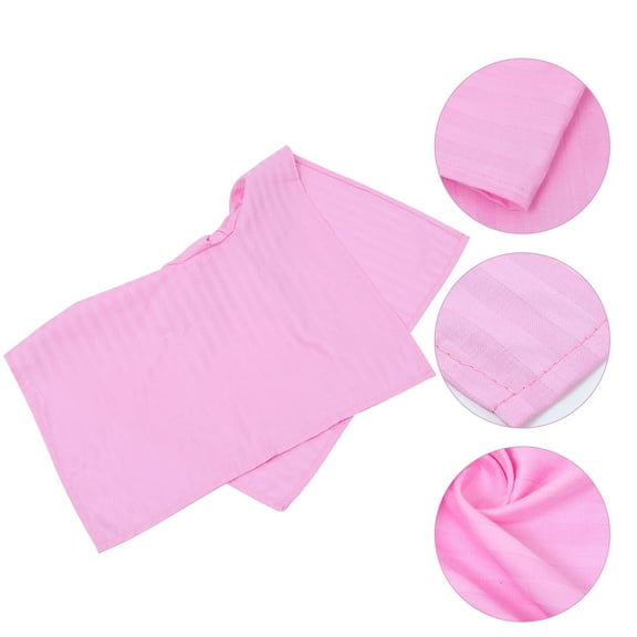 LOLIPPYY Massage Bed Sheets Massage Table Cover with Face Hole Pink Satin Cloth 1Pack