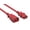 Red, variant on 1ft Computer Power Extension Cord (IEC320 C13 to IEC320 C14)